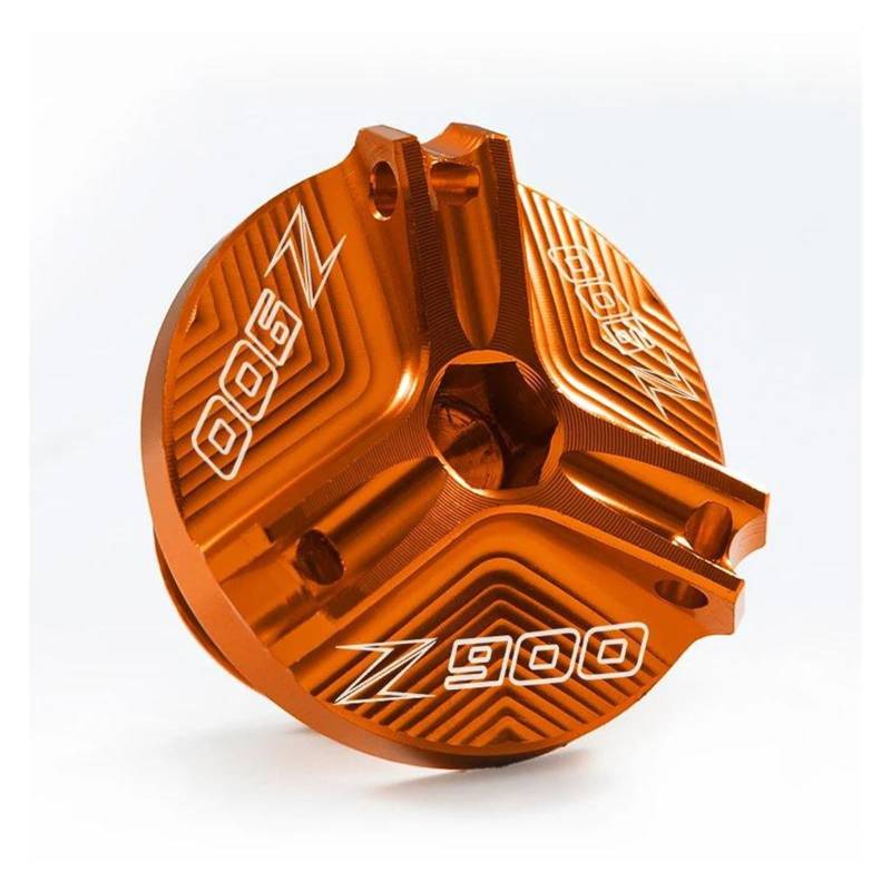 MOCALUX Für KA&WASAKI Z 900 Z900 2017-2021 z900 2021 2022 Motorrad Motor Öl Kappe Bolzen Tankdeckel(Orange) von MOCALUX