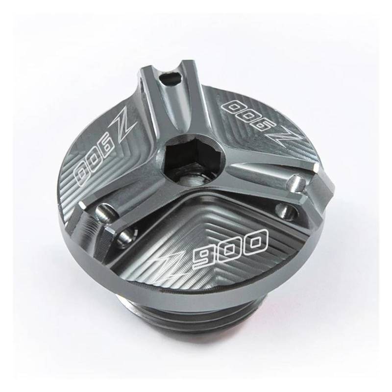 MOCALUX Für KA&WASAKI Z 900 Z900 2017-2022 Motorrad-Motoröl-Einfülldeckel(Gris) von MOCALUX