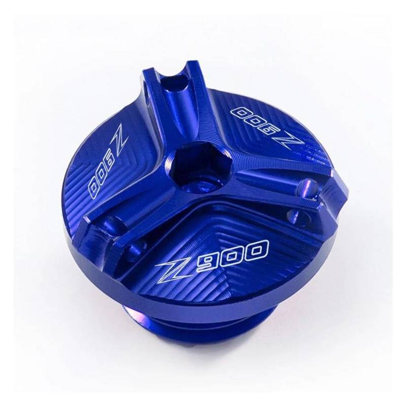 MOCALUX Für KA&WASAKI Z 900 Z900 Z900RS Z 900rs 2017 2018-2022 Motorrad Motoröl Kappe Schraube Tankdeckel(Blau) von MOCALUX
