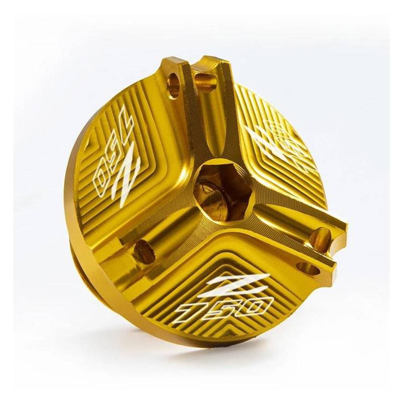 MOCALUX Für KA&WASAKI Z750 Z 750 Z750S 2004-2012 Motorrad Motoröl Einfülldeckel(Gold) von MOCALUX
