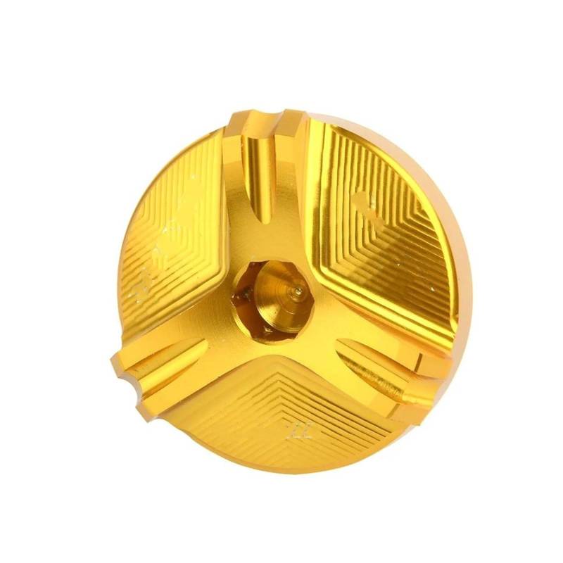 MOCALUX Für KA&WASAKI ZX10R ZX-10R ZX 10R 2004-2021 Motorrad Motor Stecker Öl Ablass Filter Kappe(Gold) von MOCALUX