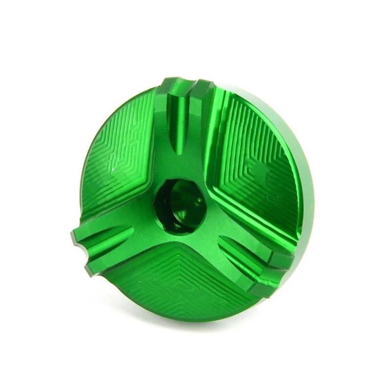MOCALUX Für KA&WASAKI ZX10R ZX-10R ZX 10R 2004-2021 Motorrad Motor Stecker Öl Ablass Filter Kappe(Grün) von MOCALUX