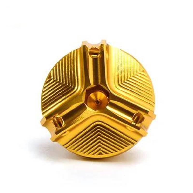 MOCALUX Für Suzuki GSR DL1000 DL650 XT Bandit 1200 GSF GSXR GSXS GSX-R 600 750 1000 125 150 GSX-S SV650 X V-Storm Motoröl-Einfülldeckel(Gold) von MOCALUX