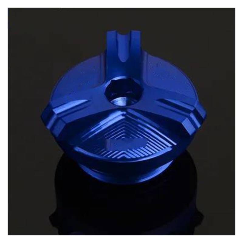 MOCALUX Für YA&MAHA FJR1300 FJR 1300 2003 2008 2015 2016 2017 Motorrad Motor Öl Kappe Schraube Schraube Füllstoff Abdeckung(Blau) von MOCALUX