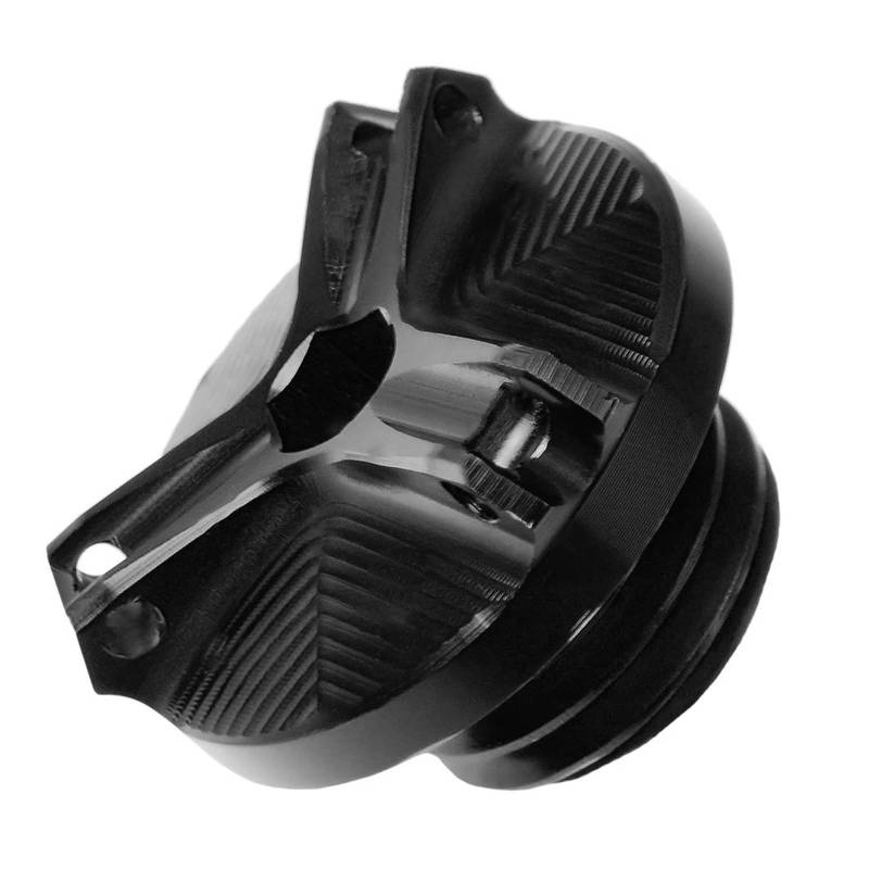 MOCALUX Für YA&MAHA FZ600 FZ 600 1987 1988 Motorrad-Motoröl-Einfüllstopfendeckel(Schwarz) von MOCALUX