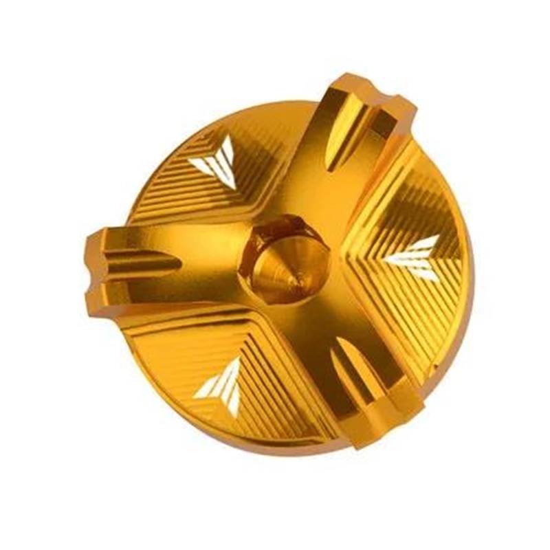 MOCALUX Für YA&MAHA MT07 MT 01 03 07 10 25 MT03 MT-07 MT10 MT25 Motorrad Motor Stecker Öl Einfülldeckel Filter Schraube(Gold) von MOCALUX