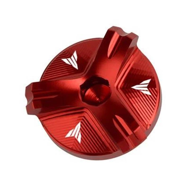 MOCALUX Für YA&MAHA MT07 MT 01 03 07 10 25 MT03 MT-07 MT10 MT25 Motorrad Motor Stecker Öl Einfülldeckel Filter Schraube(rot) von MOCALUX