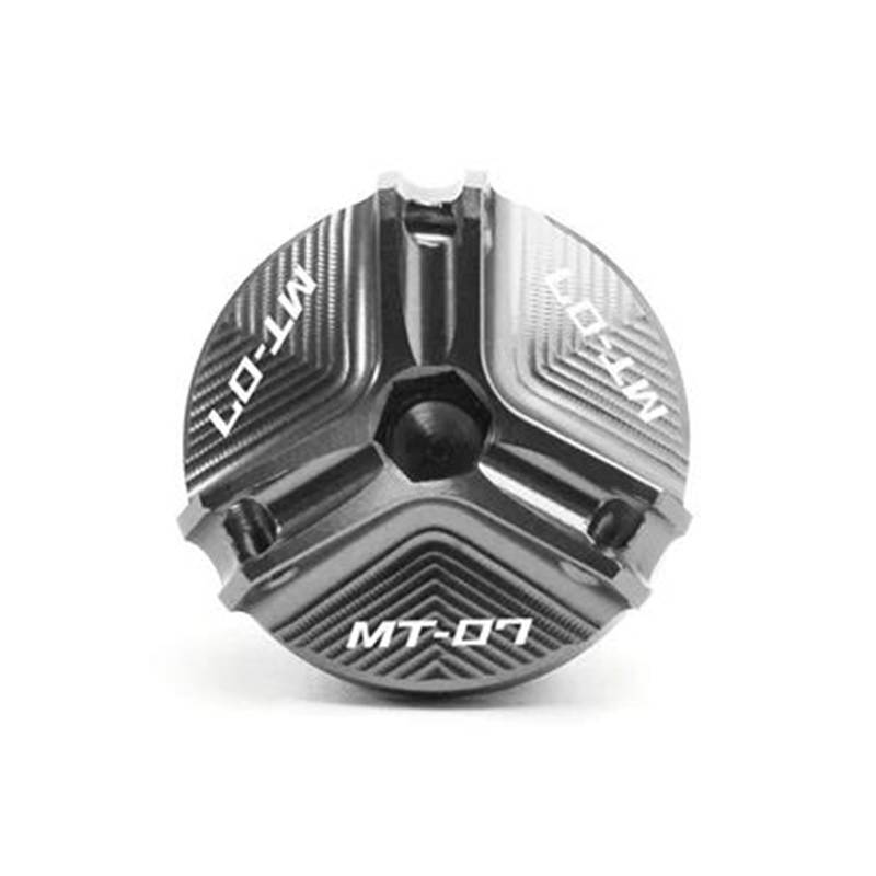 MOCALUX Für YA&MAHA MT07 MT-07 FZ07 MT 07 2014–2024 Motoröl-Einfülldeckel-Schutzzubehör(Gris) von MOCALUX