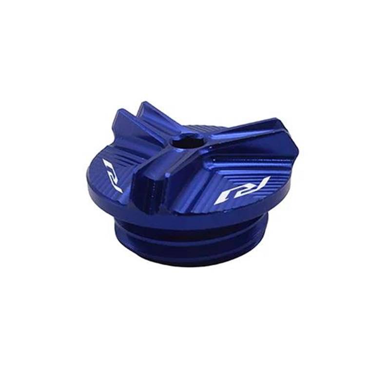 MOCALUX Für YA&MAHA R1 YZF-R1 1998-2020 Motorrad-Öleinfülldeckel-Steckerabdeckung(Blau) von MOCALUX