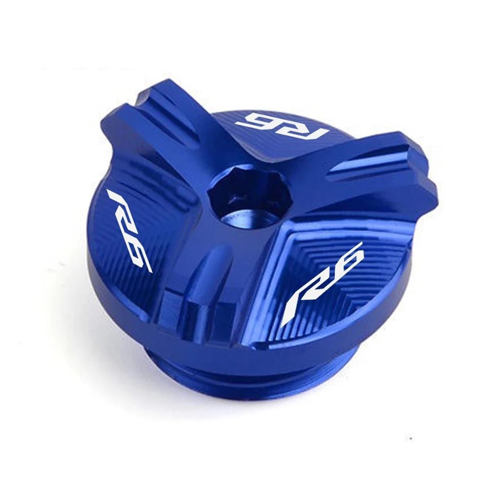 MOCALUX Für YA&MAHA R6 YZF R7 2021 2022 YZF-R1 1998-2020 YZF-R3 YZF-R6 R6S 2006-2021 Motorrad Motor Öl Einfülldeckel Stecker Schraube(Blau,for R6) von MOCALUX
