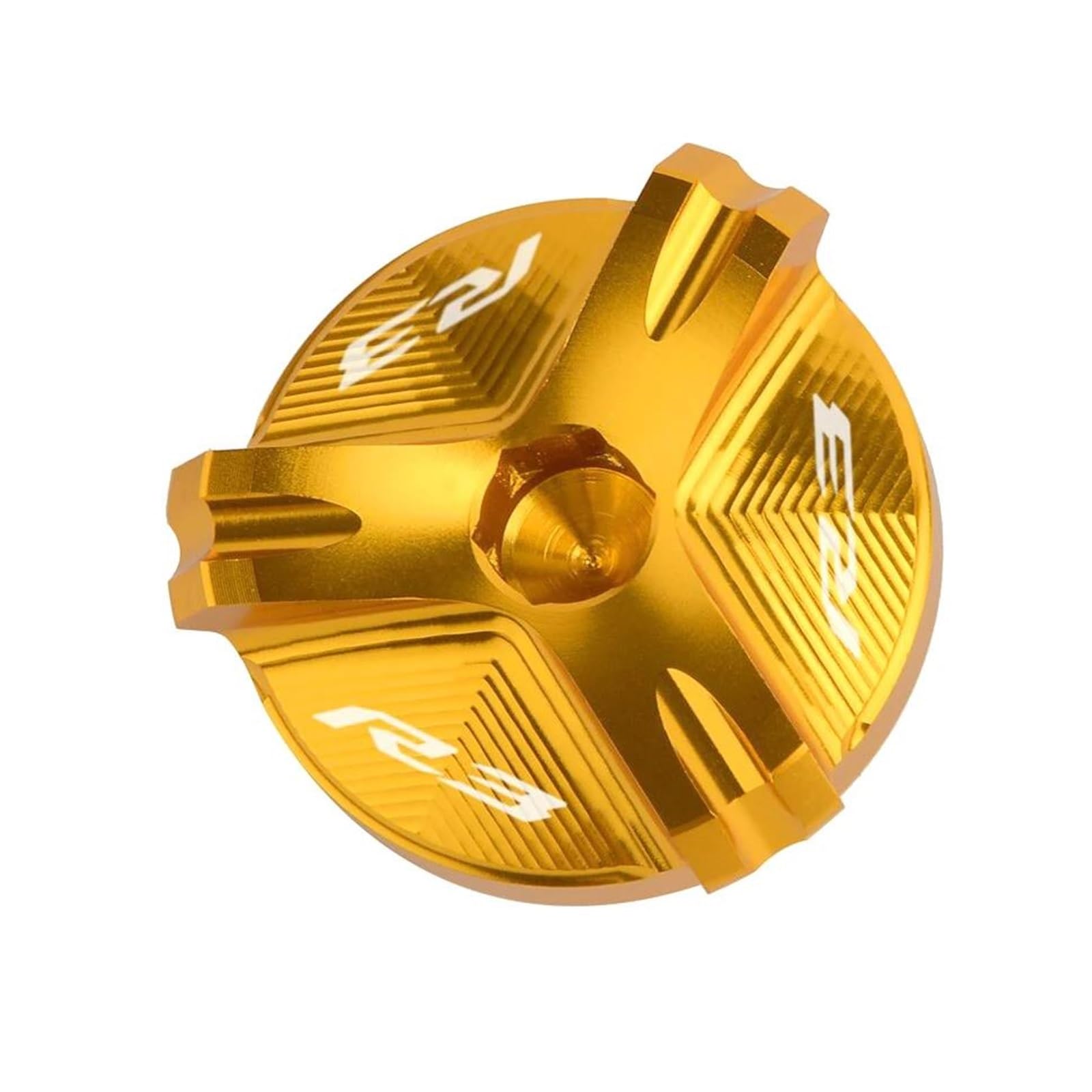 MOCALUX Für YA&MAHA R6 YZF R7 2021 2022 YZF-R1 1998-2020 YZF-R3 YZF-R6 R6S 2006-2021 Motorrad Motor Öl Einfülldeckel Stecker Schraube(Gold,for R3) von MOCALUX