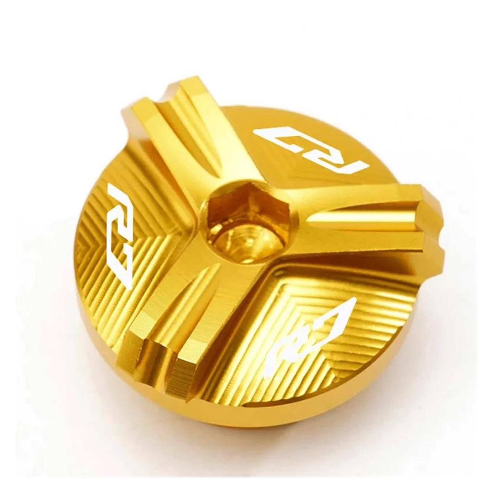 MOCALUX Für YA&MAHA R6 YZF R7 2021 2022 YZF-R1 1998-2020 YZF-R3 YZF-R6 R6S 2006-2021 Motorrad Motor Öl Einfülldeckel Stecker Schraube(Gold,for R7) von MOCALUX