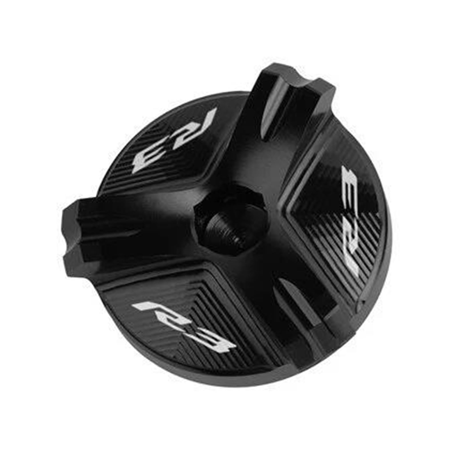 MOCALUX Für YA&MAHA R6 YZF R7 2021 2022 YZF-R1 1998-2020 YZF-R3 YZF-R6 R6S 2006-2021 Motorrad Motor Öl Einfülldeckel Stecker Schraube(Schwarz,for R3) von MOCALUX