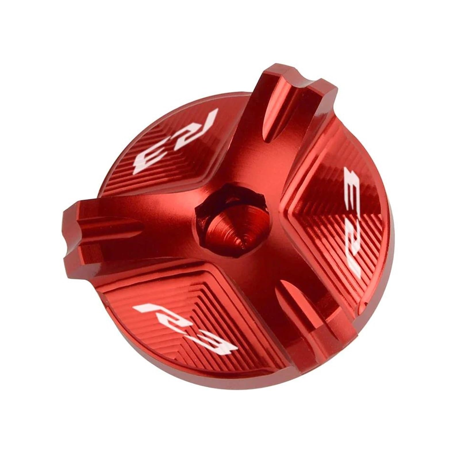 MOCALUX Für YA&MAHA R6 YZF R7 2021 2022 YZF-R1 1998-2020 YZF-R3 YZF-R6 R6S 2006-2021 Motorrad Motor Öl Einfülldeckel Stecker Schraube(rot,for R3) von MOCALUX