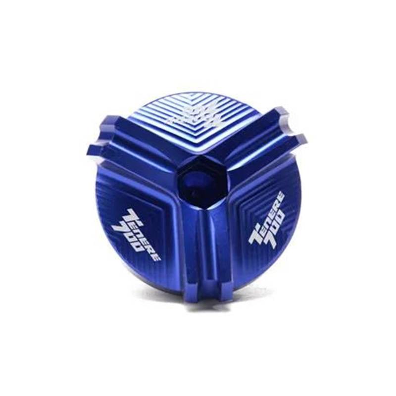 MOCALUX Für YA&MAHA Tenere 700 2019–2020 XTZ 700 XTZ700 Motorrad-Motor-Füller-Tankdeckel-Schrauben(Blau) von MOCALUX