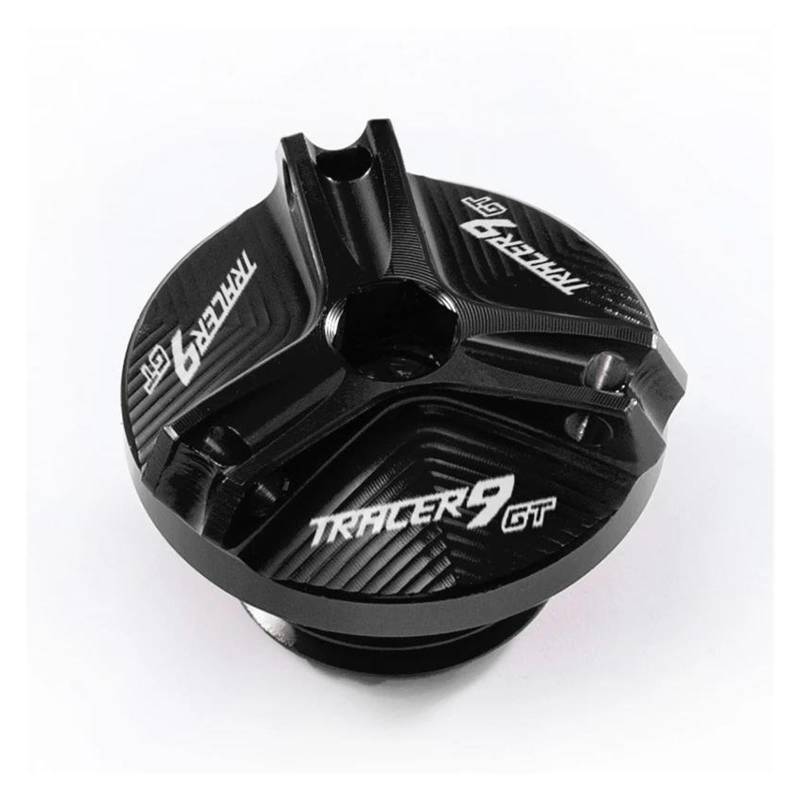 MOCALUX Für YA&MAHA Tracer 9 GT 2021 Tracer 9GT TRACER9 GT 2021 2022 Motorrad Motor Öl Kappe Schraube Öl Einfülldeckel(Schwarz) von MOCALUX