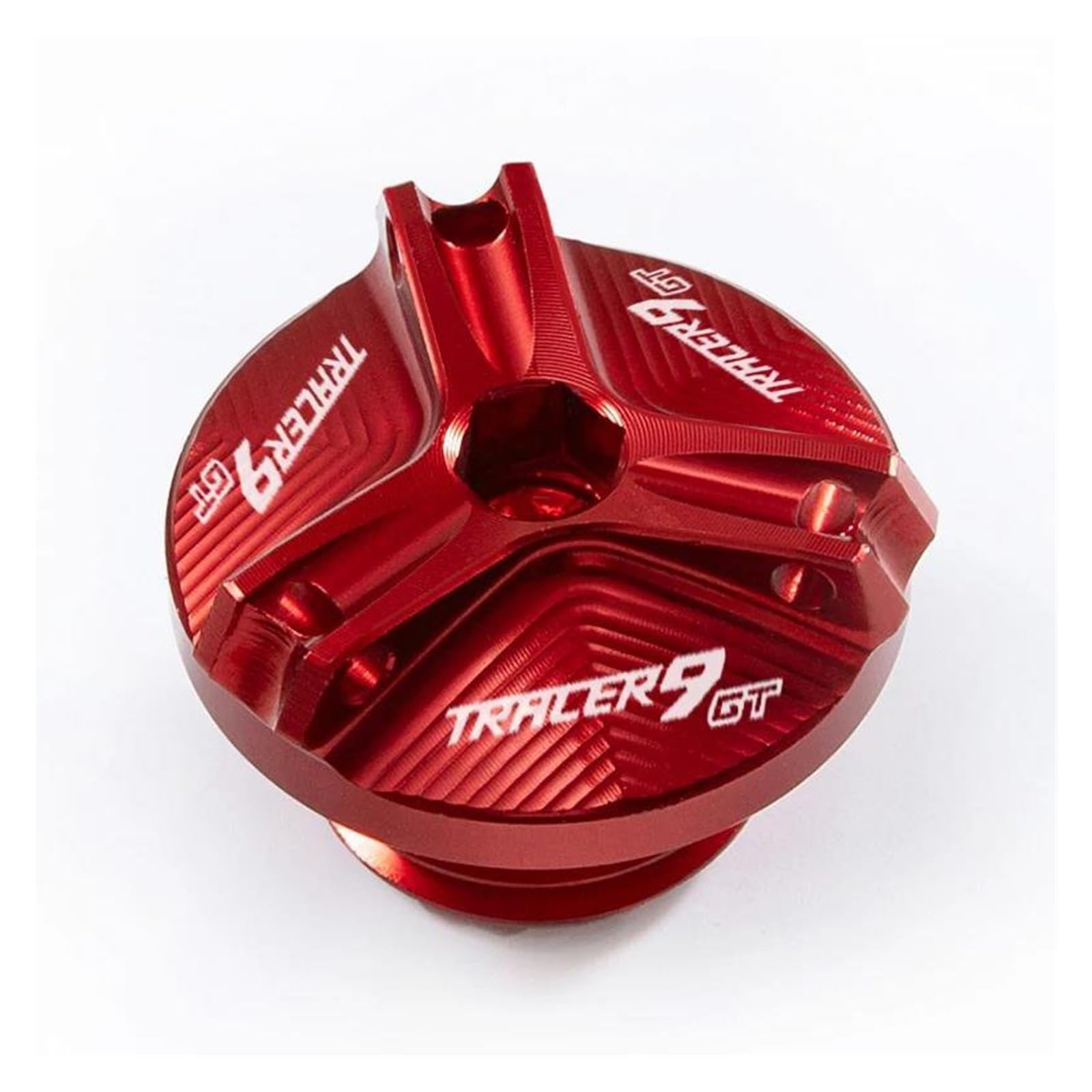 MOCALUX Für YA&MAHA Tracer 9 GT 2021 Tracer 9GT TRACER9 GT 2021 2022 Motorrad Motor Öl Kappe Schraube Öl Einfülldeckel(rot) von MOCALUX