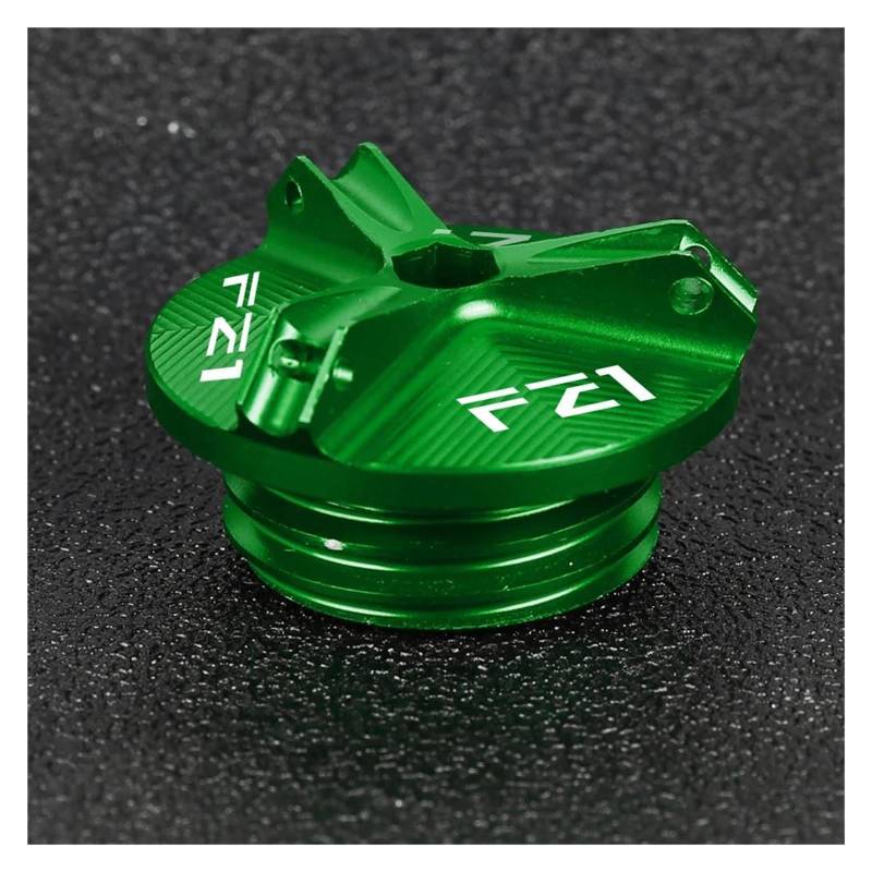 MOCALUX Für YA&MAHA für FZ 1 2006-2015 Motorrad Motoröl Filter Tasse Stecker Abdeckung Schraube(Grün) von MOCALUX