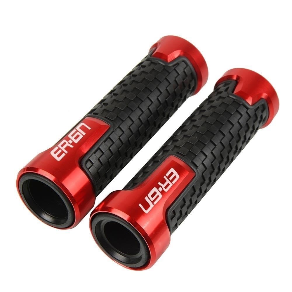MOCALUX Motorradgriff Lenkergriff Gasgriff Für KA&WASAKI ER-6N ER6N Für ER 6N 2006-2018 2010 2011 2012 2013 2014 2015 Moto Lenker Grip Motorrad Zubehör Lenker Griffe(6) von MOCALUX
