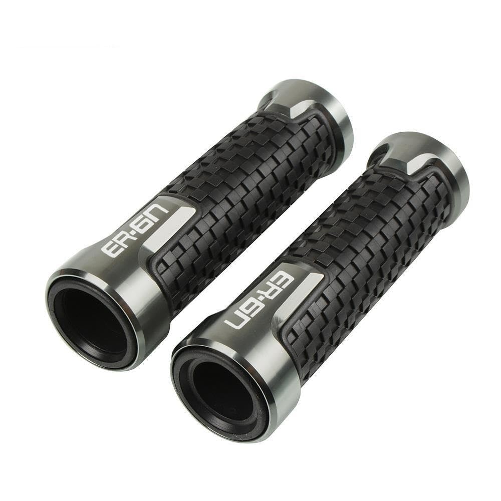 MOCALUX Motorradgriff Lenkergriff Gasgriff Für KA&WASAKI ER-6N ER6N Für ER 6N 2006-2018 2010 2011 2012 2013 2014 2015 Moto Lenker Grip Motorrad Zubehör Lenker Griffe(8) von MOCALUX