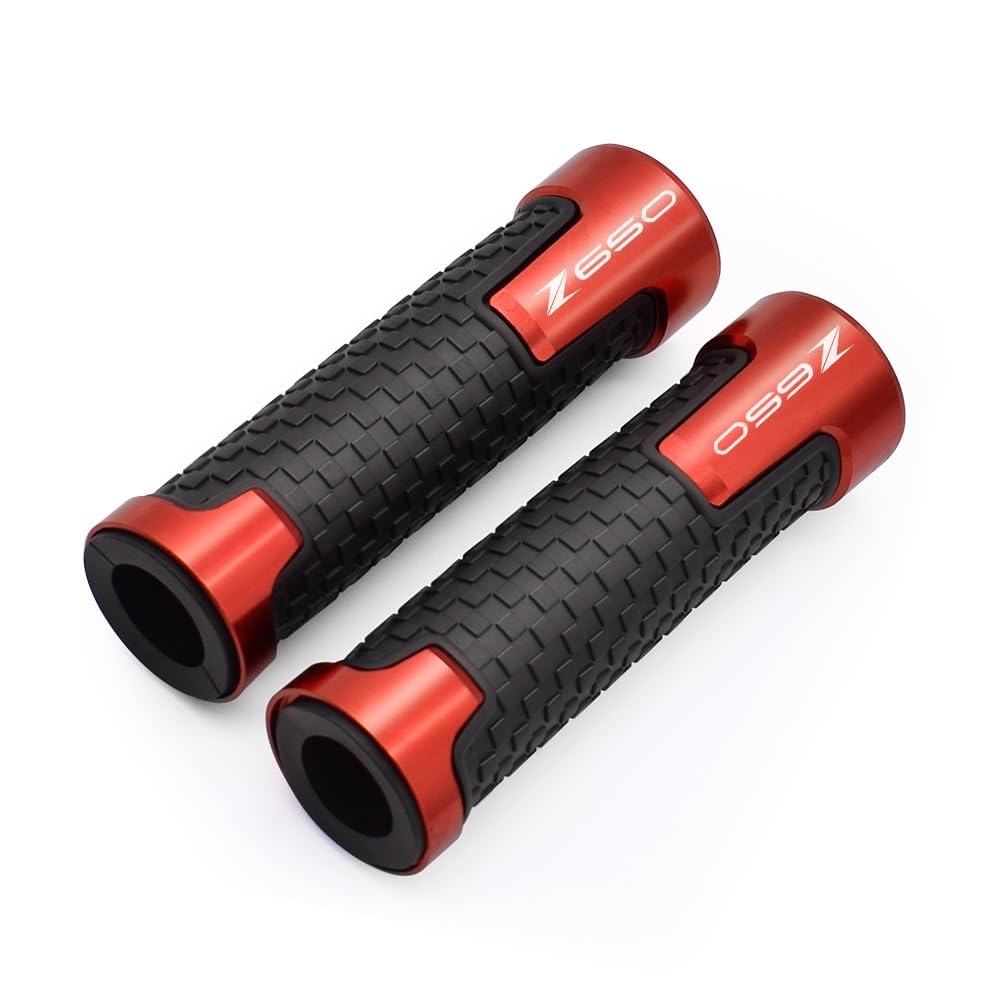 MOCALUX Motorradgriff Lenkergriff Gasgriff Für KA&WASAKI Z650 Für Z 650 2017 2018 2019 2020 CNC Aluminium Motorrad 7/8 "22mm Universal Motorrad Griff Lenker Hand Bar Grip(5) von MOCALUX