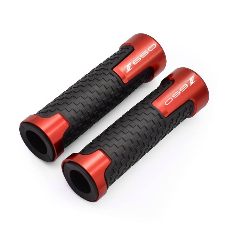 MOCALUX Motorradgriff Lenkergriff Gasgriff Für KA&WASAKI Z650 Für Z 650 2017 2018 2019 2020 CNC Aluminium Motorrad 7/8 "22mm Universal Motorrad Griff Lenker Hand Bar Grip(5) von MOCALUX