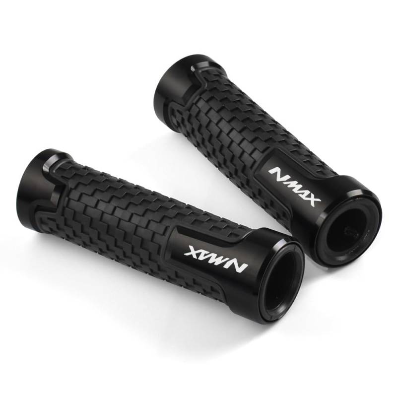 MOCALUX Motorradgriff Lenkergriff Gasgriff Für YA&MAHA Für NMAX Für N-MAX 155 125 NMAX125 NMAX155 2015-2021 Motorrad Lenkergriffe Aluminium Gummi Moto Griff Triebwerk Griffe(2) von MOCALUX