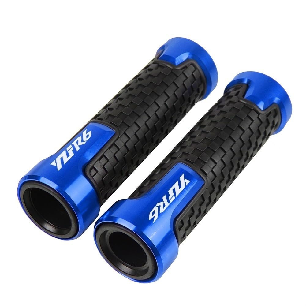 MOCALUX Motorradgriff Lenkergriff Gasgriff Für YA&MAHA Für YZF R6 1999 2000 2001 2002 2003 2004 2005 2007 2008 2009-2019 7/8 Zoll 22 Mm Motorradgriffgriffe Racing-Lenkergriff(2) von MOCALUX