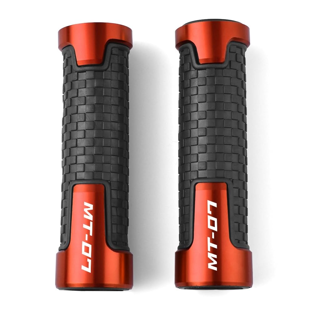 MOCALUX Motorradgriff Lenkergriff Gasgriff Für YA&MAHA MT07 Für MT 07 MT-07 2014-2021 7/8'' 22MM CNCMotorrad Lenker Griffe Gummi Hand Thruster Griffe Motorrad Zubehör(5) von MOCALUX