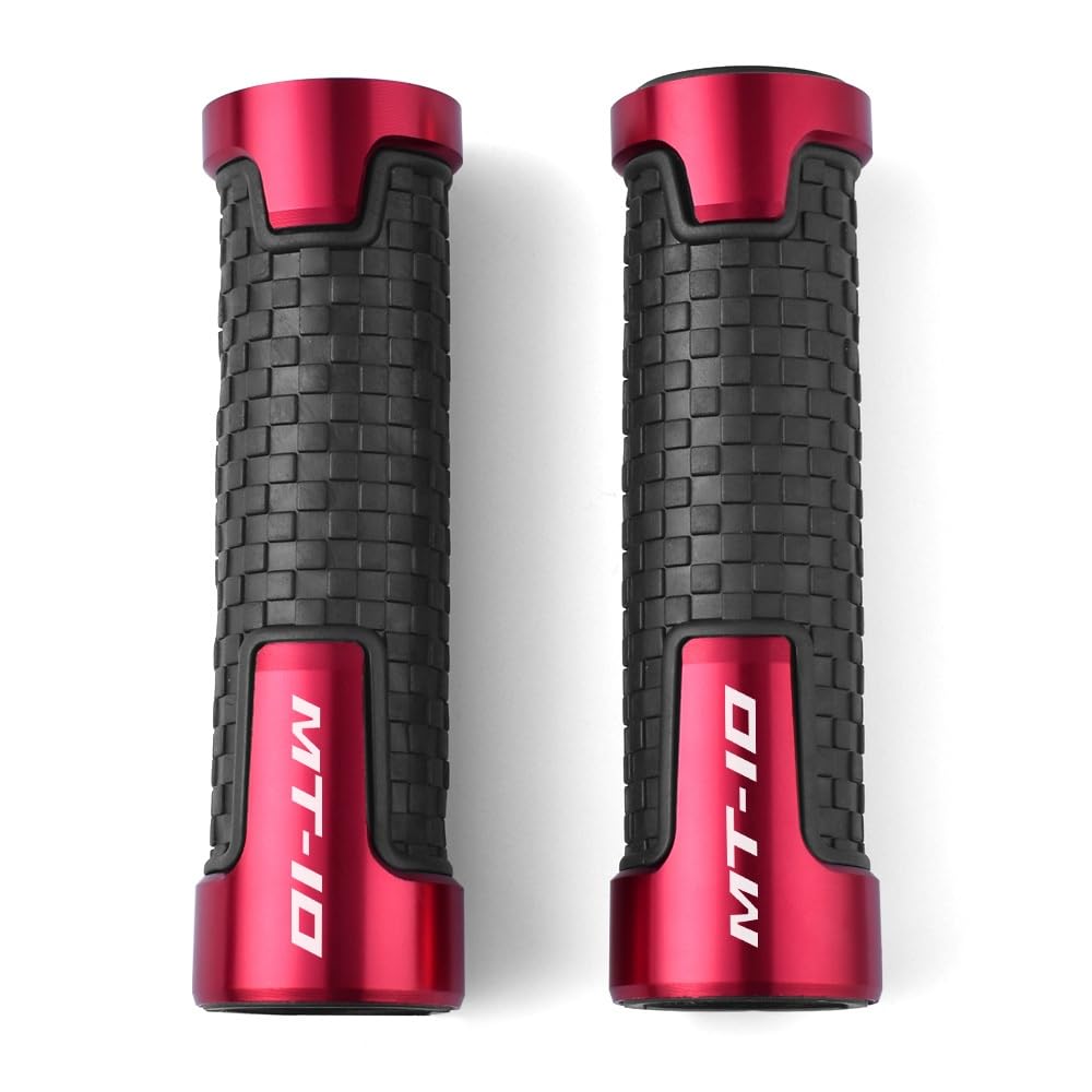 MOCALUX Motorradgriff Lenkergriff Gasgriff Für YA&MAHA MT10 Für MT 10 MT-10 2015-2019 2018 Motor Zubehör Motorrad Lenker Griffe CNC Aluminium Gummi Hand strahlruder Griffe(6) von MOCALUX