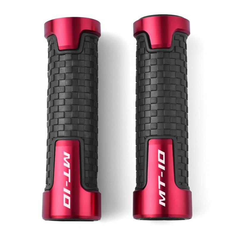 MOCALUX Motorradgriff Lenkergriff Gasgriff Für YA&MAHA MT10 Für MT 10 MT-10 2015-2019 2018 Motor Zubehör Motorrad Lenker Griffe CNC Aluminium Gummi Hand strahlruder Griffe(6) von MOCALUX