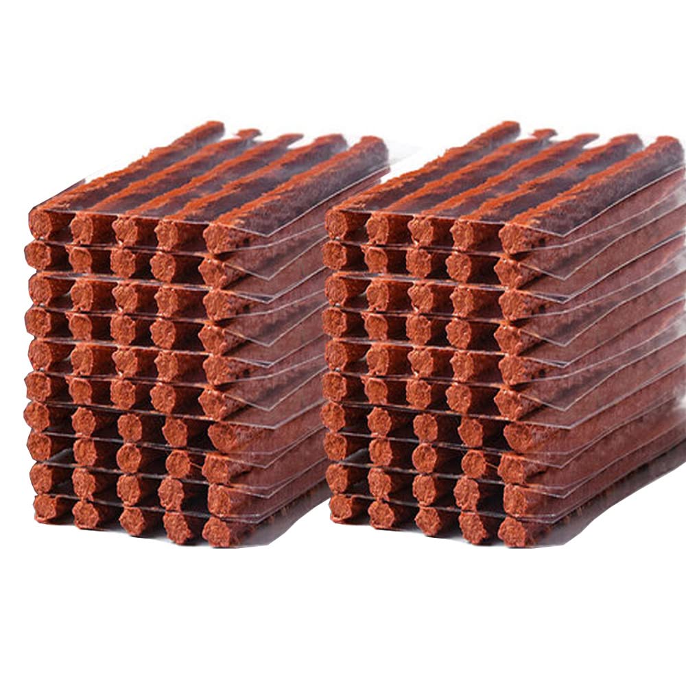MOCNT 100 Stück Reifen Reparatur Streifen Auto Schlauchloser Reifenreparatur Fahrrad Gummidichtleiste Kit Schnell Reifenreparaturset Werkzeug Reparaturset 200mm x 6mm Braun MOCNT 100 Stück Reifen Reparatur Streifen Auto Schlauchloser Reifenreparatur Fahrrad Gummidichtleiste Kit Schnell Reifenreparaturset Werkzeug Reparaturset 200mm x 6mm Braun von MOCNT