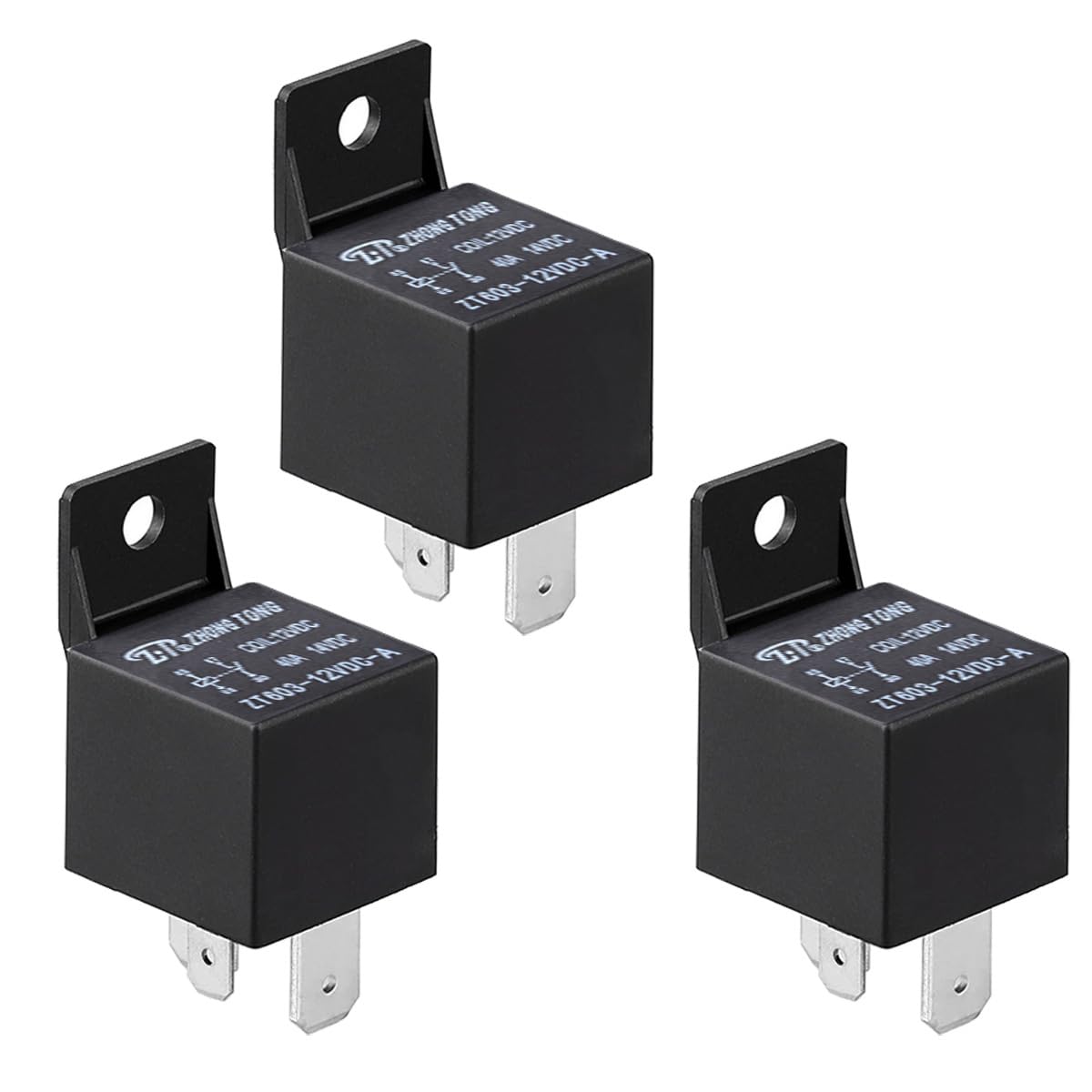 MOCNT 3 Stück 12V 40A Auto Relais SPST 4-Polig KFZ Relais Hochleistungs Autorelais 4 Pin Fahrzeug Motor Relais Öffner Relaisschalter Wechselrelais EIN/Aus Relais MOCNT 3 Stück 12V 40A Auto Relais SPST 4-Polig KFZ Relais Hochleistungs Autorelais 4 Pin Fahrzeug Motor Relais Öffner Relaisschalter Wechselrelais EIN/Aus Relais von MOCNT