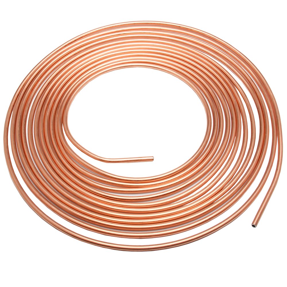 MOCNT 4,75mm Auto Kupfer Bremsleitung 3/16" Zoll Bremsleitung mit Kupferbeschichtung Kupfer Bremsleitungsschlauch Bremsrohr Auto Ersatz Bremsleitungssatz Länge 7,6m MOCNT 4,75mm Auto Kupfer Bremsleitung 3/16" Zoll Bremsleitung mit Kupferbeschichtung Kupfer Bremsleitungsschlauch Bremsrohr Auto Ersatz Bremsleitungssatz Länge 7,6m von MOCNT