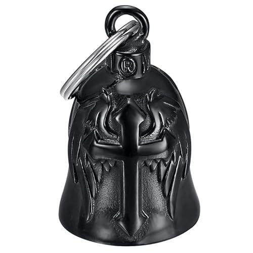 MOCY BELL - Clochette Moto Cross Wings Porte-Bonheur MOCY BELL Acier inoxydable Noir MOCY BELL - Clochette Moto Cross Wings Porte-Bonheur MOCY BELL Acier inoxydable Noir von MOCY BELL