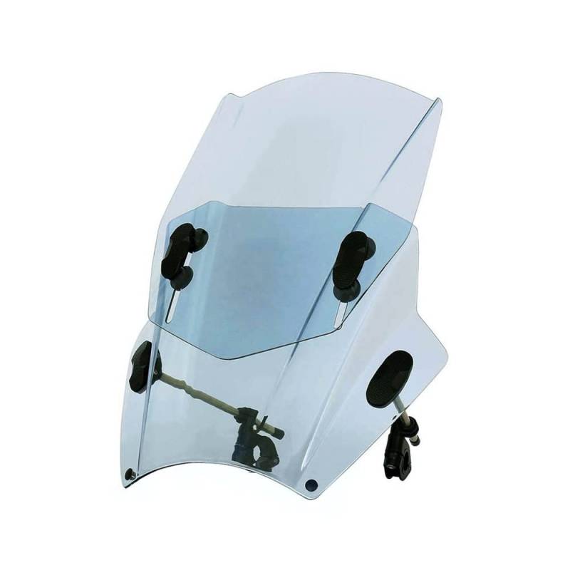 Motorrad Windschutzscheibe Für 700CL-X CLX700 Für CLX 700 700CLX Einstellbare Motorrad-Windschutzscheibe Windschutzscheibenabdeckungen Bildschirm Motorräder Deflector Motorräder Deflektor(Transparent) von MODADA