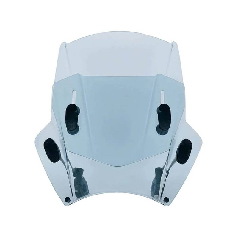 Motorrad Windschutzscheibe Für Motorrad Windschutzscheiben Windschutzscheibenabdeckungen Bildschirmrauchmotorbikes Deflektor Motorräder Deflektor(Adjust Light Grey) von MODADA