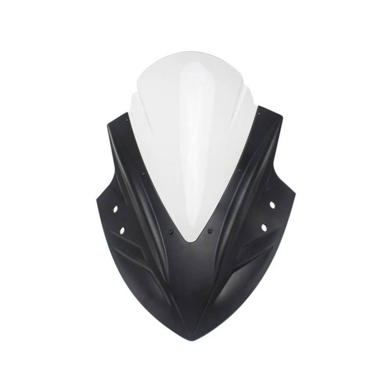 Motorrad Windschutzscheibe Für Ninja 250 300 2013-2018 Für Ninja 400 Front Windschutzscheibe Windschutzscheibe Motorrad Kunststoff Motorräder Deflektor(Clear) von MODADA