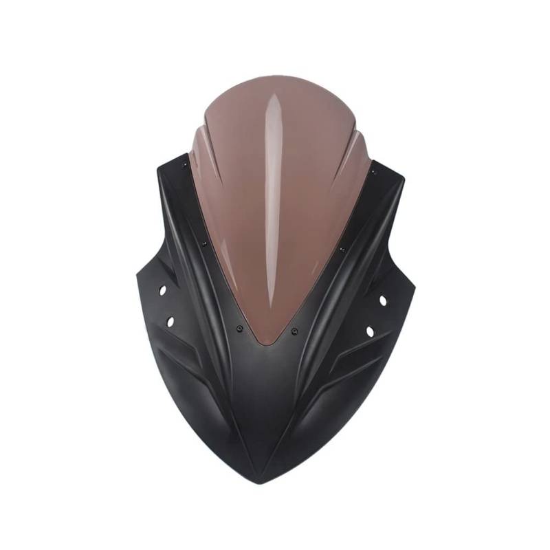 Motorrad Windschutzscheibe Für Ninja 250 300 2013-2018 Für Ninja 400 Front Windschutzscheibe Windschutzscheibe Motorrad Kunststoff Motorräder Deflektor(Smoked) von MODADA