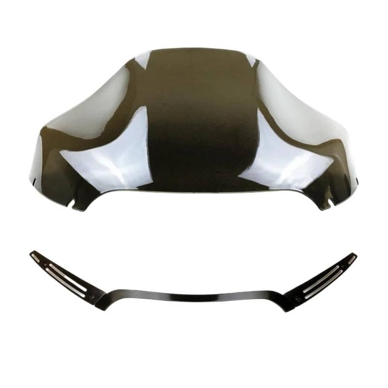 Motorrad Windschutzscheibe Für Road Für Glide Für FLTR FLTRX FLTRU 2015-2018 2016 2017 Motorrad Motorrad 13" Welle Windschutzscheibe Windschutzscheibe Motorräder Deflektor(Smoke,09) von MODADA