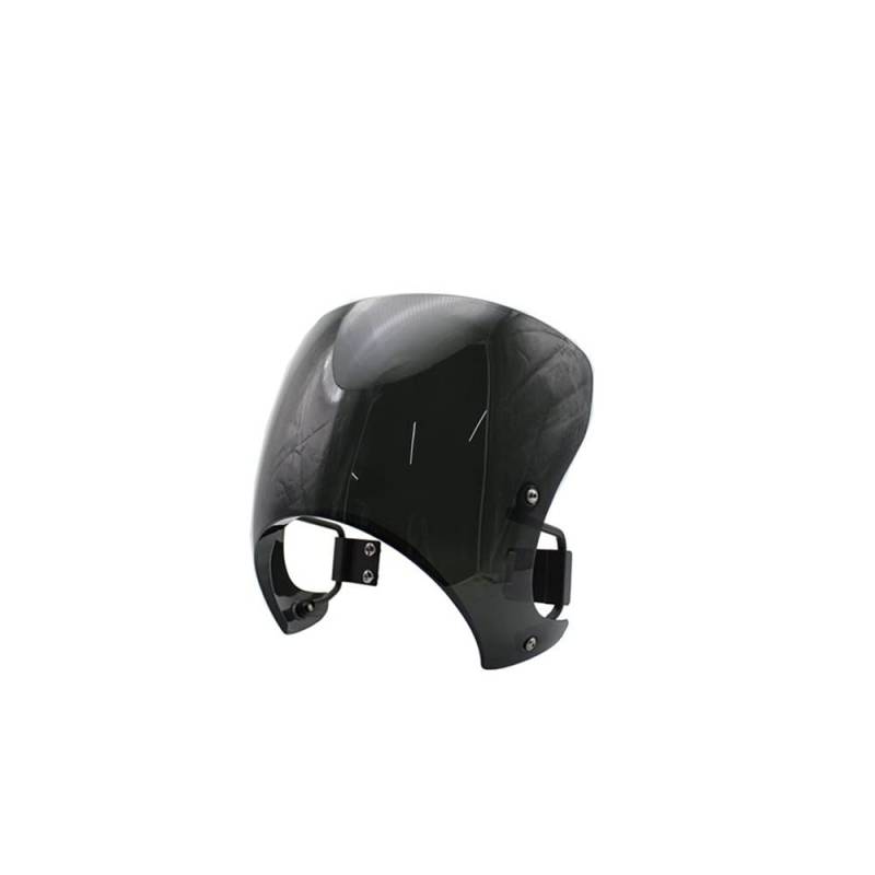 Motorrad Windschutzscheibe Für Z900RS 2018 2019 Motorrad Windschutzscheibe Windschutzscheibe Verkleidung wasserdichte Windabweiser Schutz Rauch Motorräder Deflektor(Zwart) von MODADA