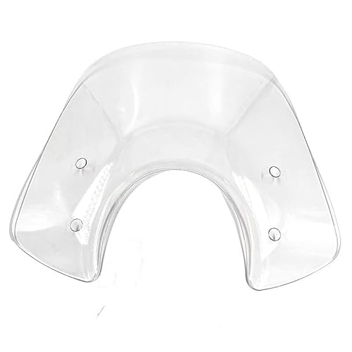 Motorrad Windschutzscheibe Motorrad Vorne Acrylscheibe Windschutzscheibe Windabweiser Abdeckung Für Piaggio Für LX50 LX125 LX150 GT200 GTS250 300 Motorräder Deflektor(09) von MODADA