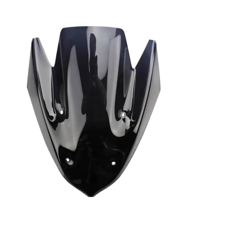 Motorrad Windschutzscheibe Motorrad Windschutzscheibe Windschutz Windabweiser ABS Windschutz Spoiler Für Suzuki GW250 GW250 Motorräder Deflektor(Four Holes) von MODADA