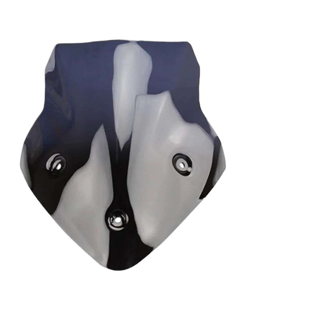 Motorrad Windschutzscheibe Motorrad Windschutzscheibe Windschutz Windabweiser ABS Windschutz Spoiler Für Suzuki GW250 GW250 Motorräder Deflektor(Three Holes) von MODADA