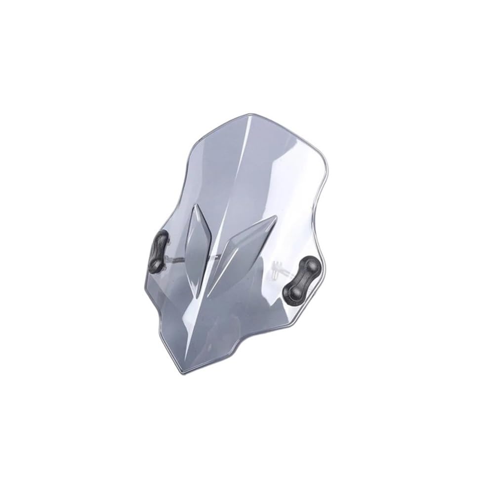 Motorrad Windschutzscheibe Vordere Motorrad-Windschutzscheibe Für Benelli 302S BN302 BJ302GS Windschutzscheibe Motorräder Deflektor(Gray) von MODADA