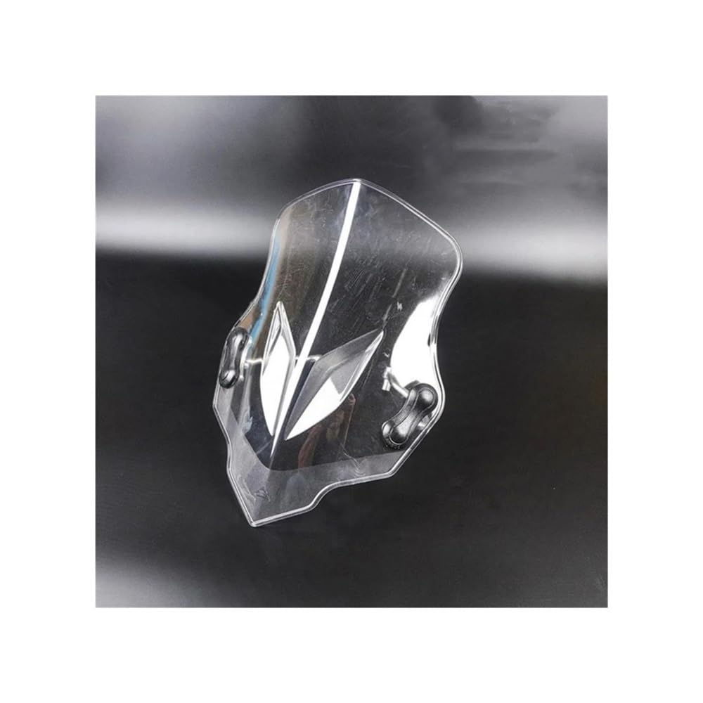 Motorrad Windschutzscheibe Vordere Motorrad-Windschutzscheibe Für Benelli 302S BN302 BJ302GS Windschutzscheibe Motorräder Deflektor(Transparent) von MODADA
