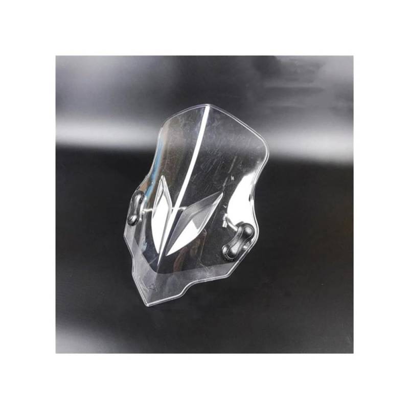 Motorrad Windschutzscheibe Vordere Motorrad-Windschutzscheibe Für Benelli 302S BN302 BJ302GS Windschutzscheibe Motorräder Deflektor(Transparent) von MODADA