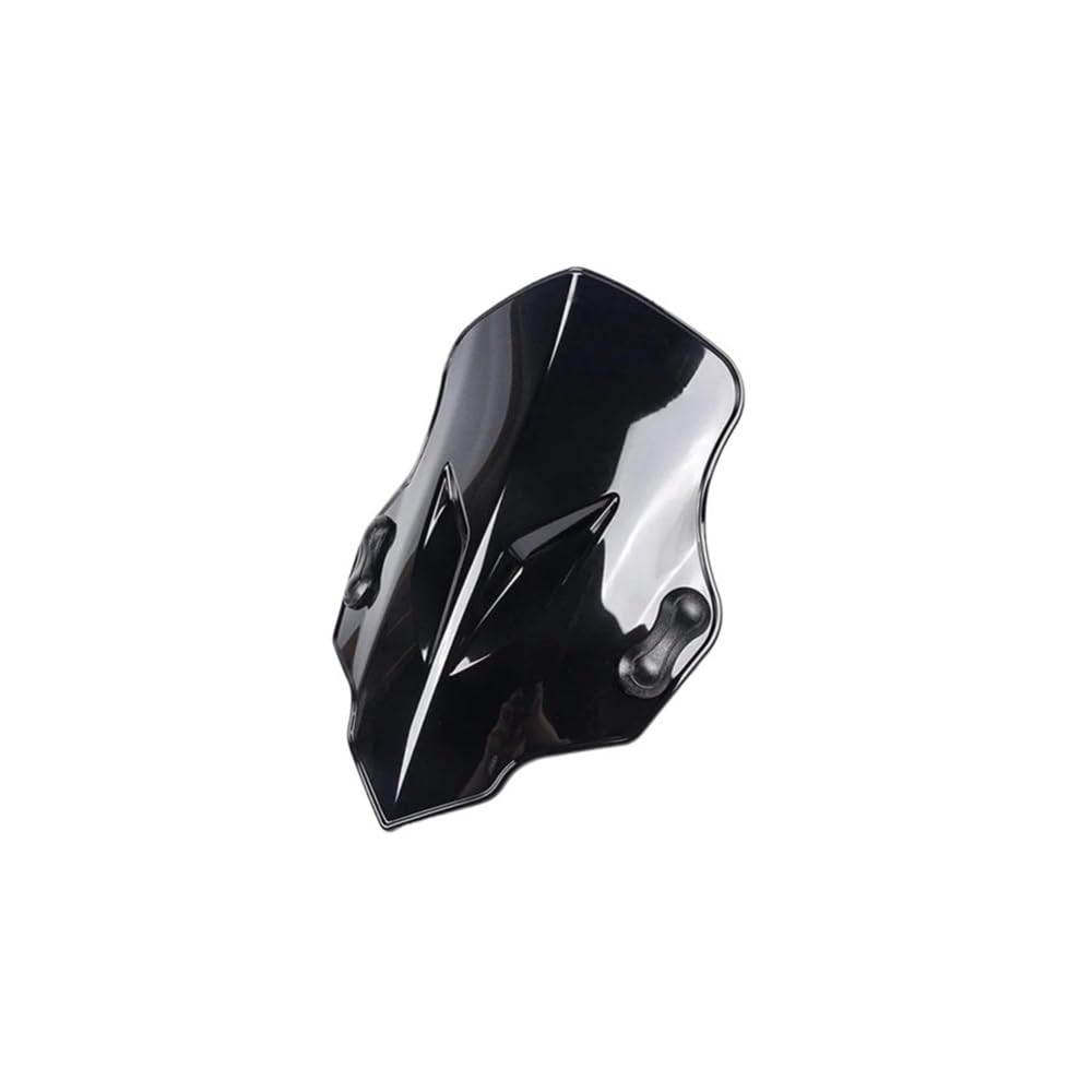 Motorrad Windschutzscheibe Vordere Motorrad-Windschutzscheibe Für Benelli 302S BN302 BJ302GS Windschutzscheibe Motorräder Deflektor(Zwart) von MODADA