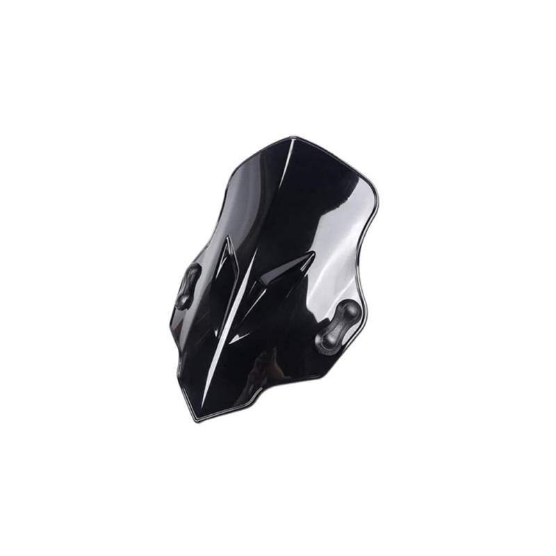 Motorrad Windschutzscheibe Vordere Motorrad-Windschutzscheibe Für Benelli 302S BN302 BJ302GS Windschutzscheibe Motorräder Deflektor(Zwart) von MODADA