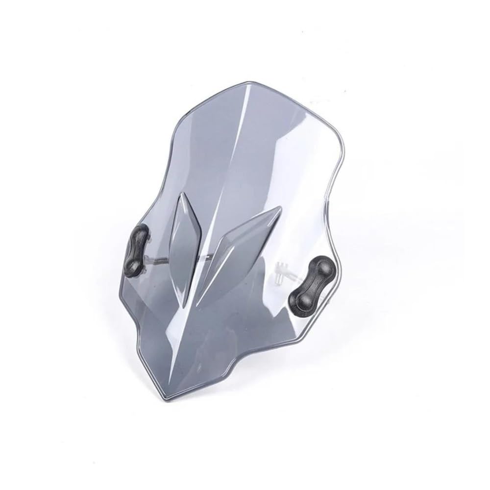 Motorrad Windschutzscheibe Vorne Motorrad Windschutzscheibe Schwarz/transparent Für Benelli BJ125-3E TNT125 TNT135 Windschutzscheibe Motorräder Deflektor(Dark Grey) von MODADA